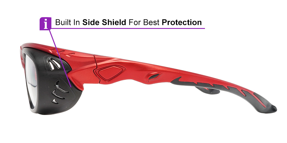 Mx Logan Wrap Around Safety Glasses - ANSI Z87.1 and CSA Z94.7 Certified