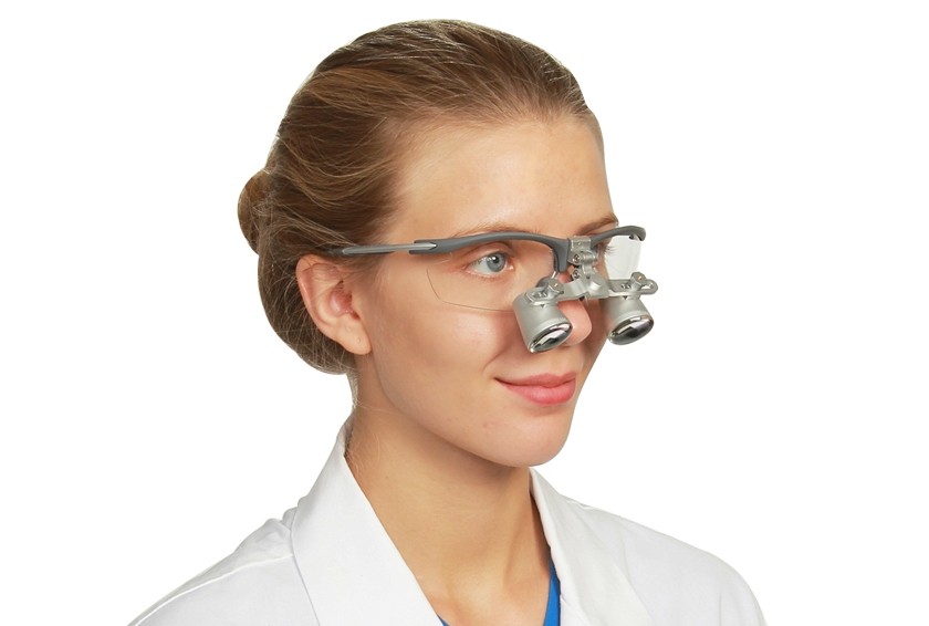 Expanded Field Dental Loupes  Fusion Flip-Up 2.5x