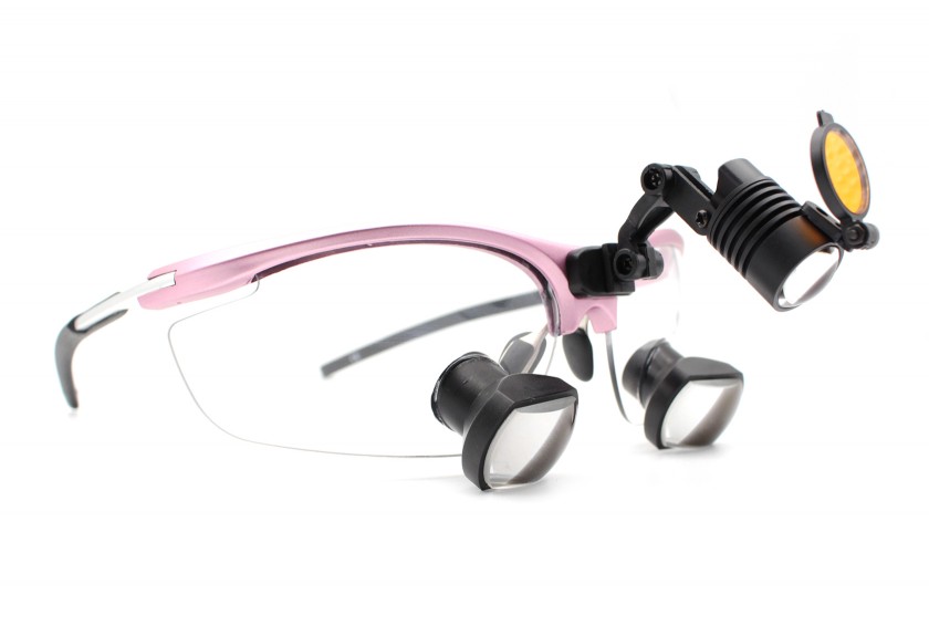 Dental Loupes and Headlight Combo Feather TTL 2.0x-3.5x, Save $200
