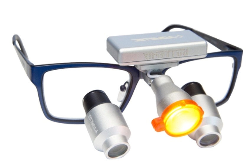High Power Prismatic Dental Surgical Loupes and Headlight TTL 4.0x