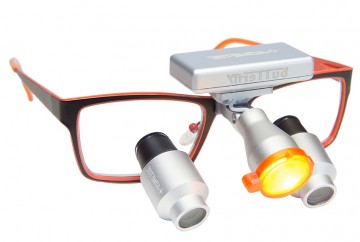 High Power Prismatic Dental Surgical Loupes and Headlight TTL 5.5x