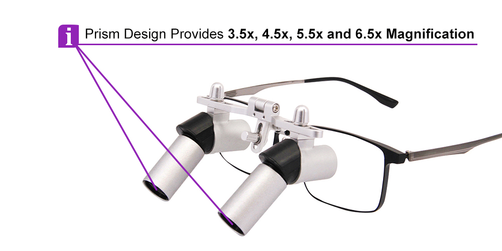 Ergo Prism Dental Surgical Loupes 5.0x