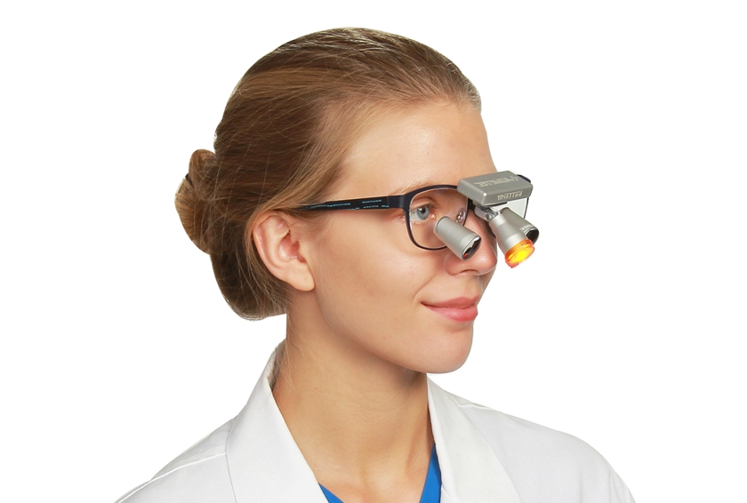 Expanded Field Dental Surgical TTL Loupes and Headlight  3.0x