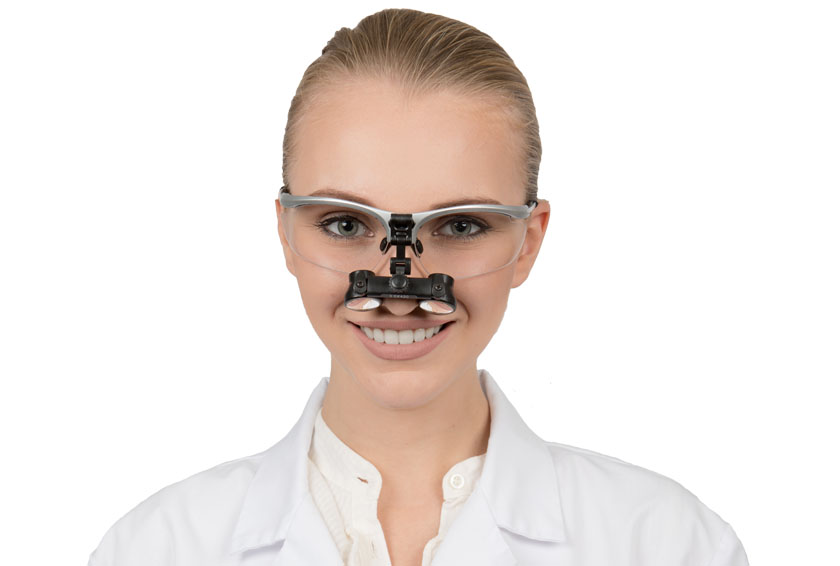 Dental Loupes Micro Flip-Up and  Headlight 3.0x