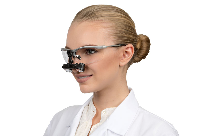 Dental Loupes Micro Flip-Up and  Headlight 3.0x