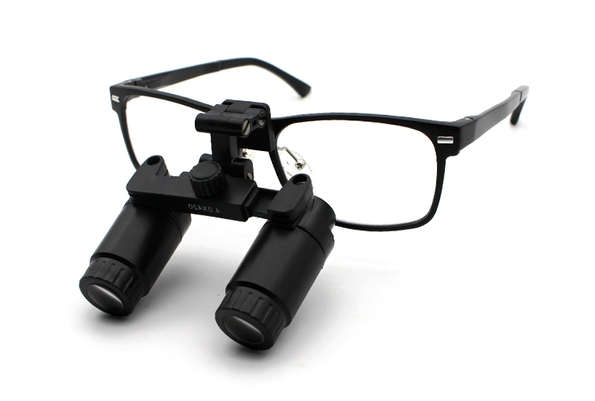 Surgical Loupes Titanium Flip-Up 5.0x