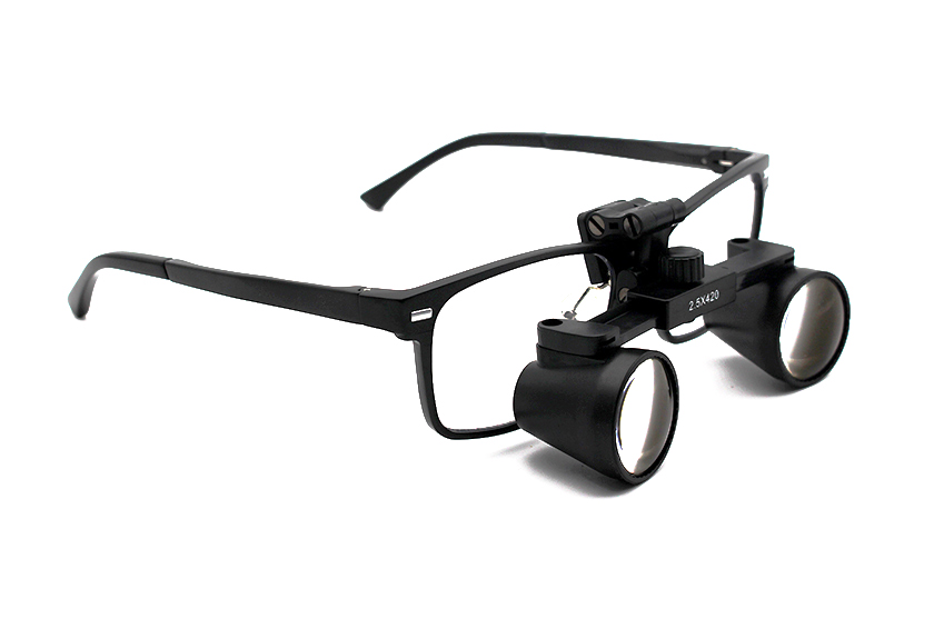 Dental Loupes Titanium Flip-Up 3.5x