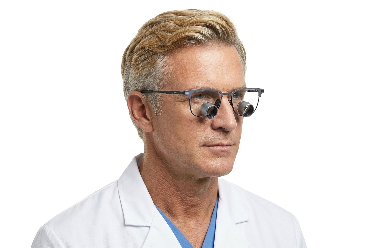 Ultra View Mini Dental Surgical TTL Loupes 2.5x | Super Light | Large Field